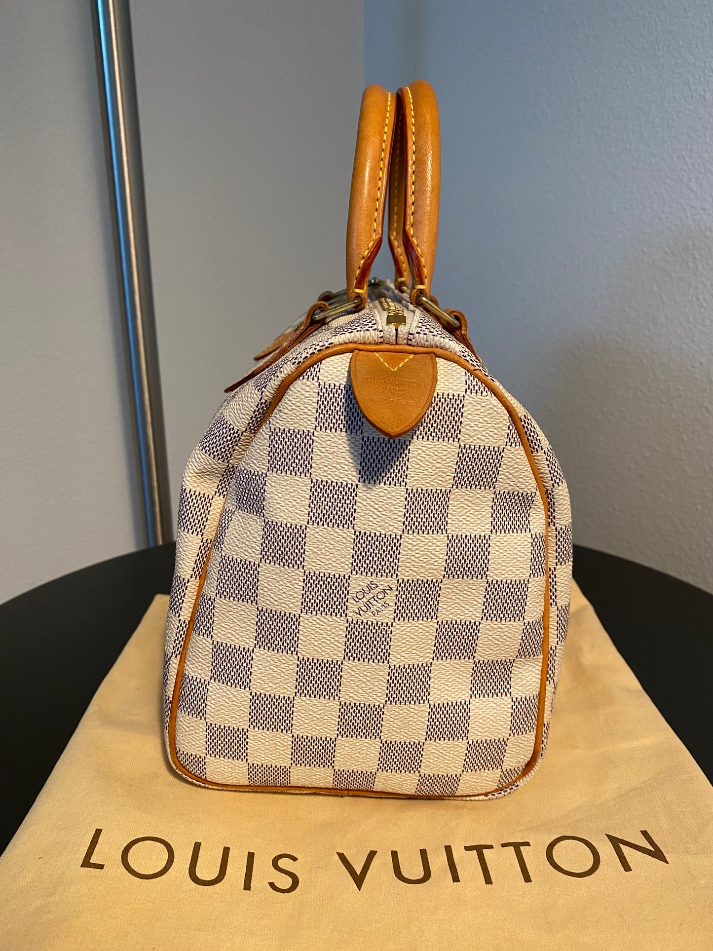 Louis Vuitton Speedy 25 Azur Duffle Mini Handbag