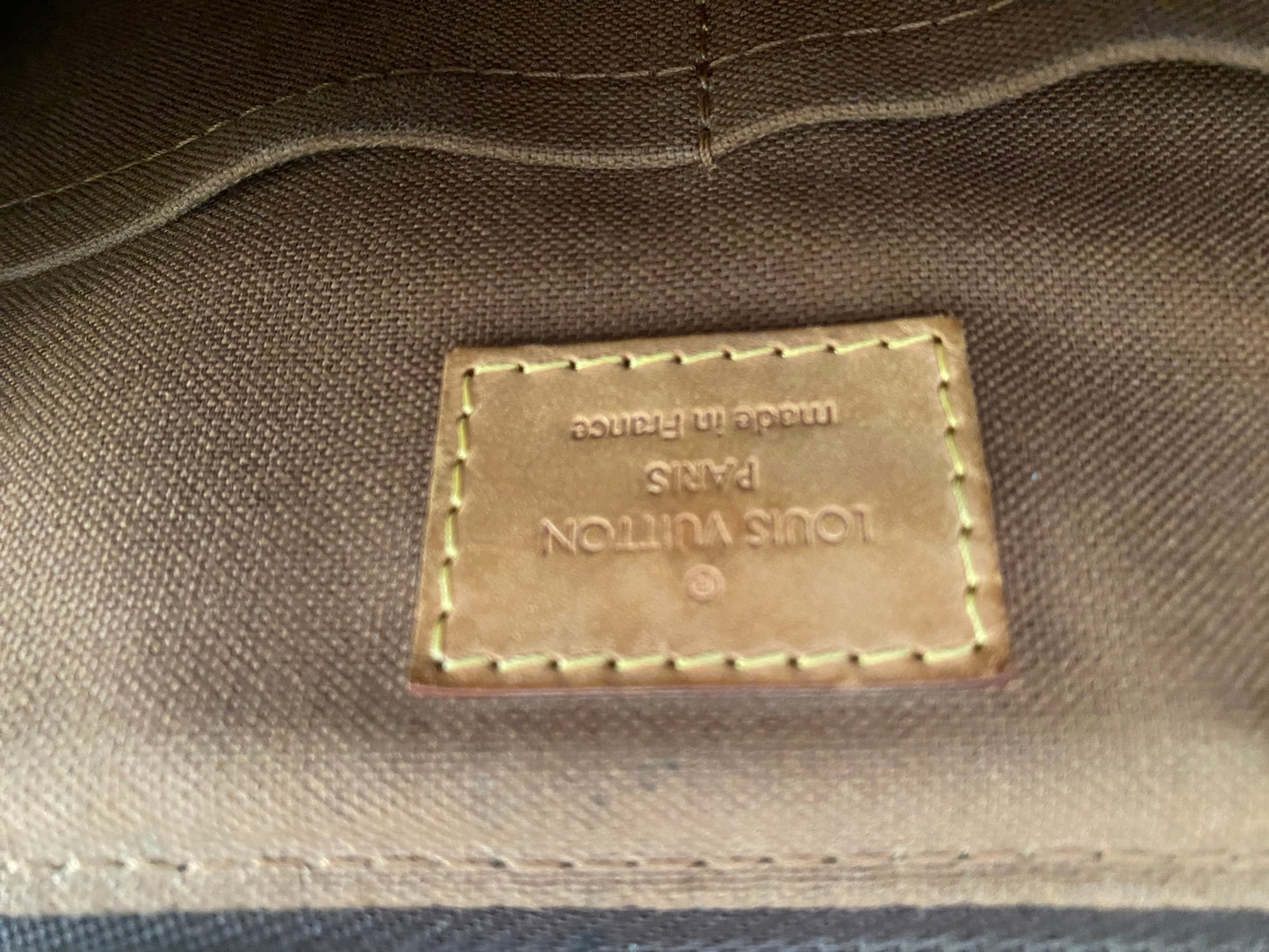Louis Vuitton Palermo Shoulder Bag PM Brown Monogram