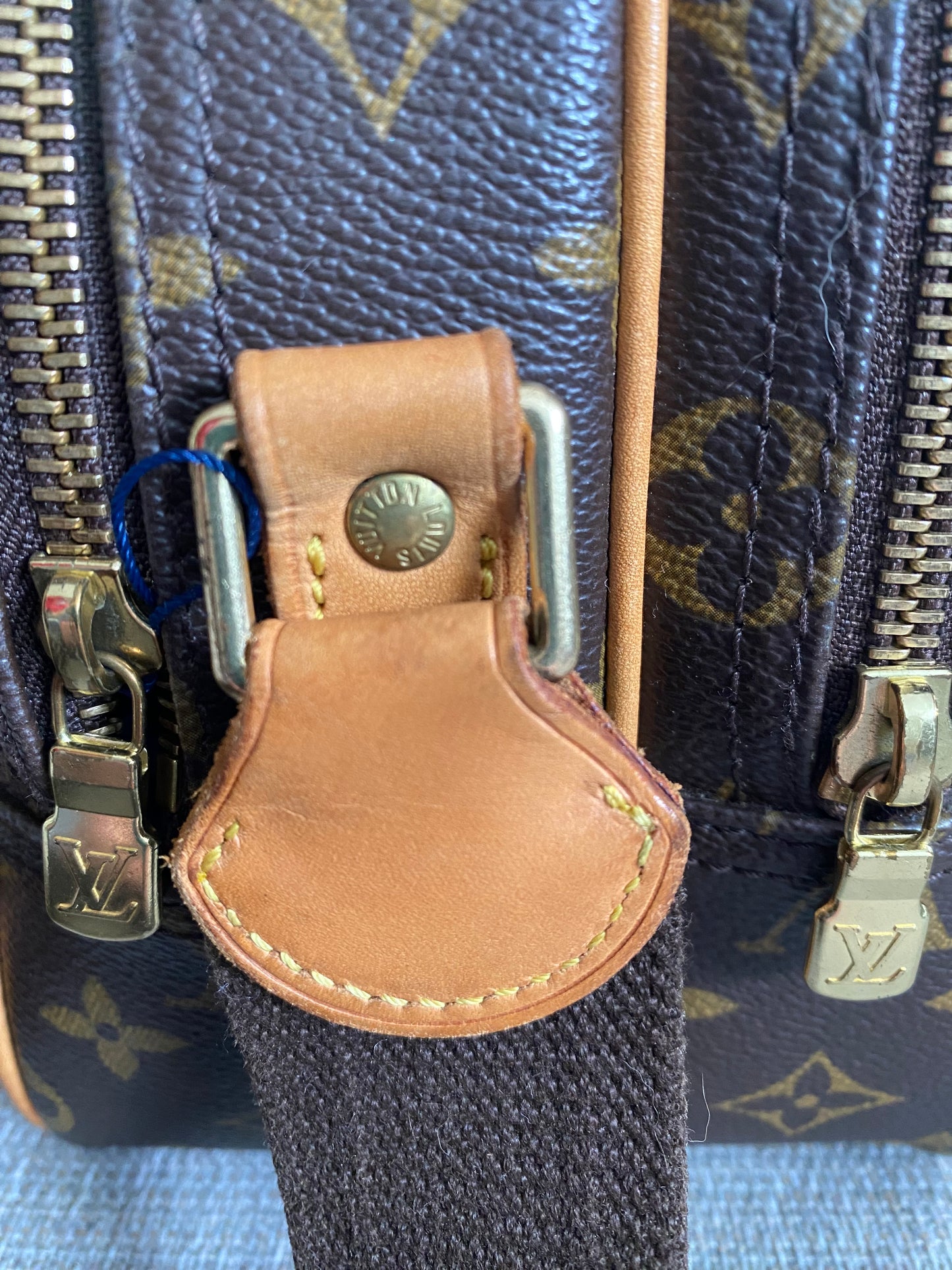 Louis Vuitton Reporter PM Crossbody Messenger Bag Brown Monogram