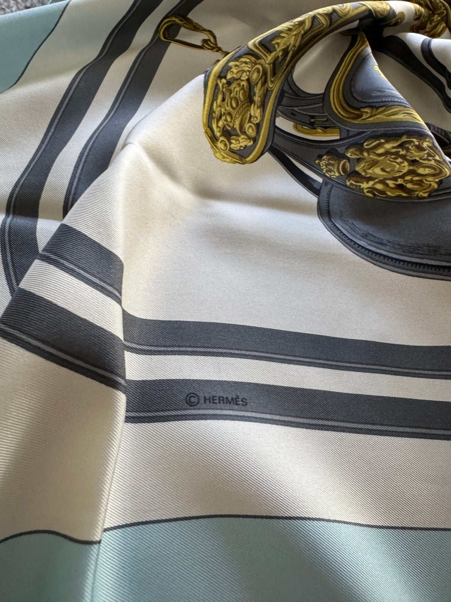 HERMES Brides De Gala Carre 90 Scarf 100% Silk