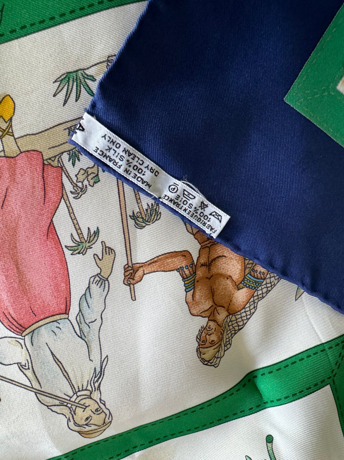 HERMES Costumes Civils Actuels Carre 90 Scarf by De La Perrier
