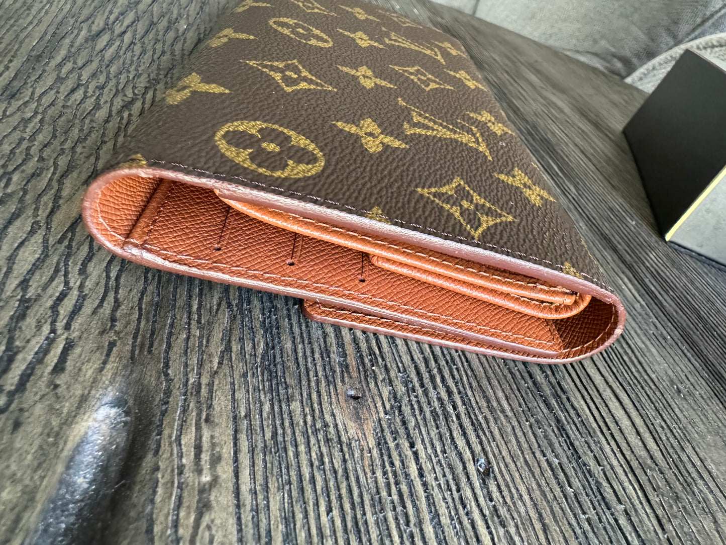 Louis Vuitton Long Wallet Portefeuille International Brown Monogram