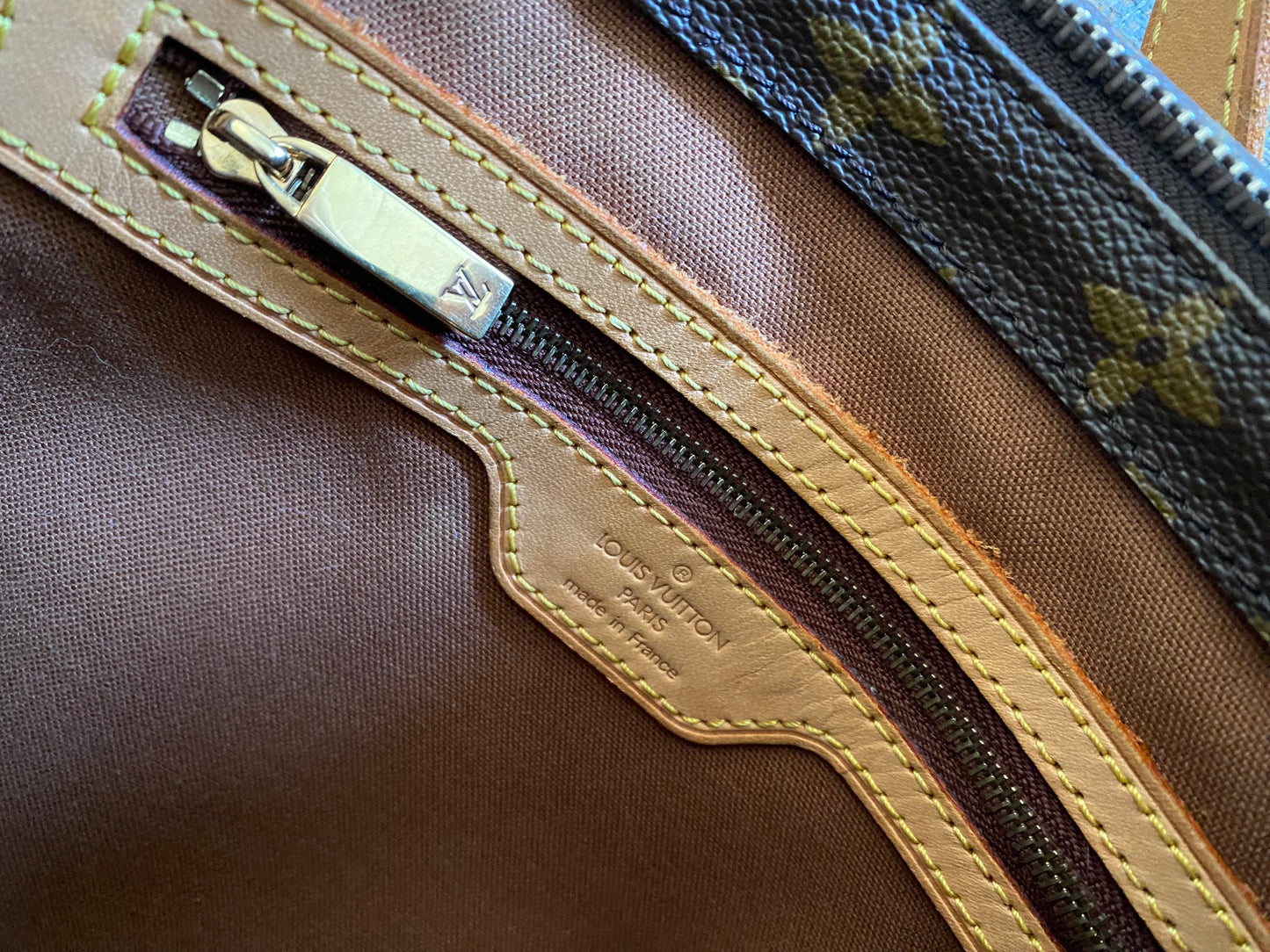Louis Vuitton Cabas Piano Tote Brown Monogram Canvas