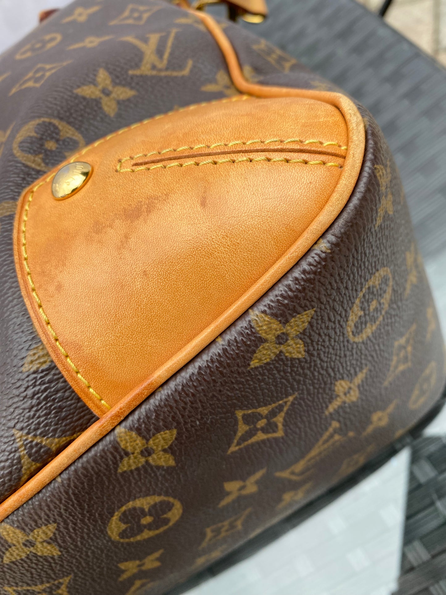 Louis Vuitton Estrela Shoulder Bag MM Brown Monogram Canvas