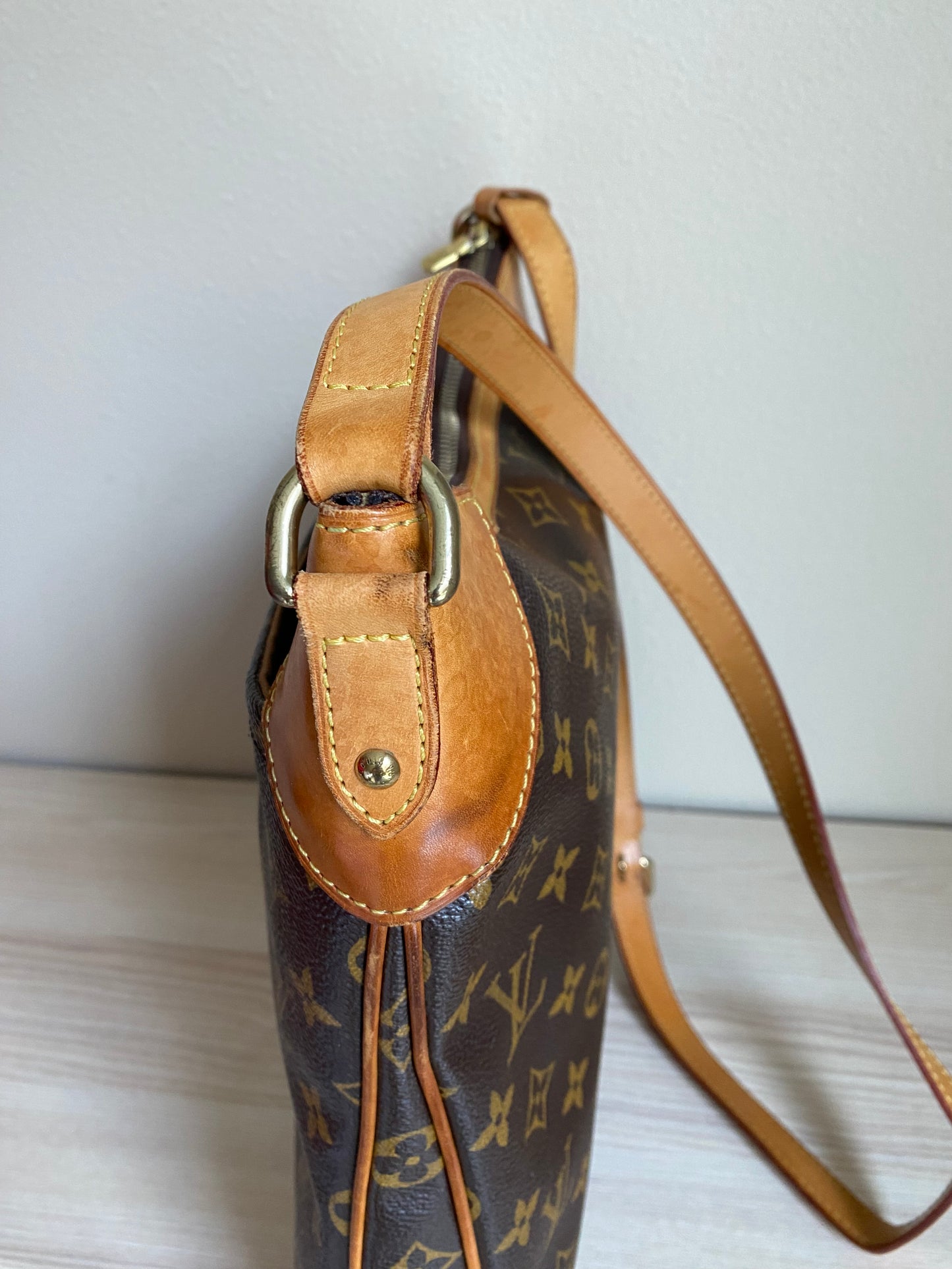 Louis Vuitton Odeon Shoulder Bag PM Brown Canvas