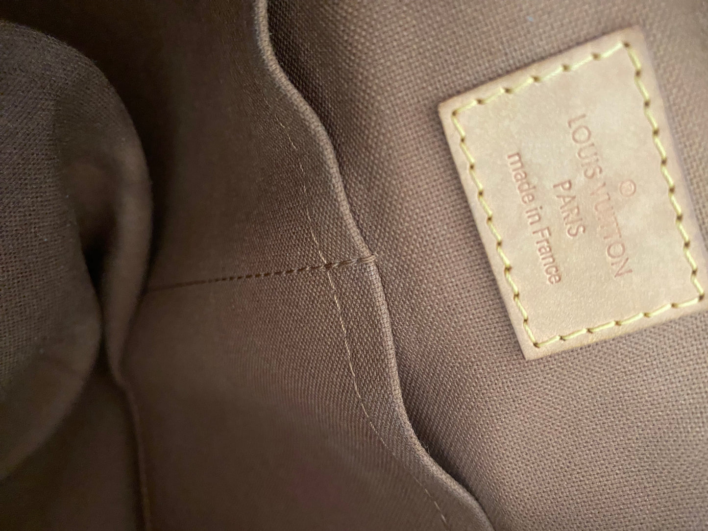 Louis Vuitton Palermo Shoulder Bag PM Brown Monogram