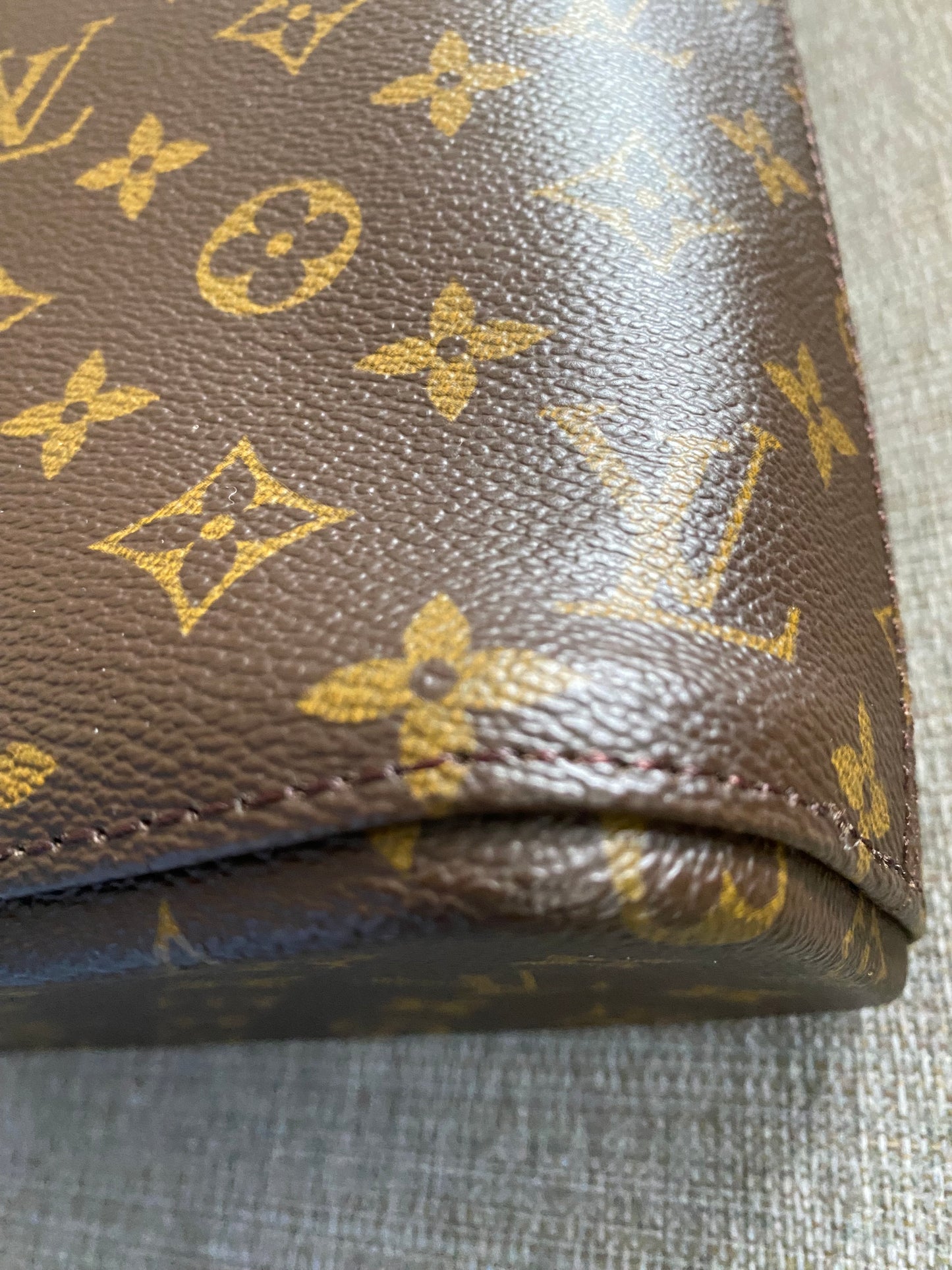 Louis Vuitton Luco Monogram Canvas Tote Handbag Brown