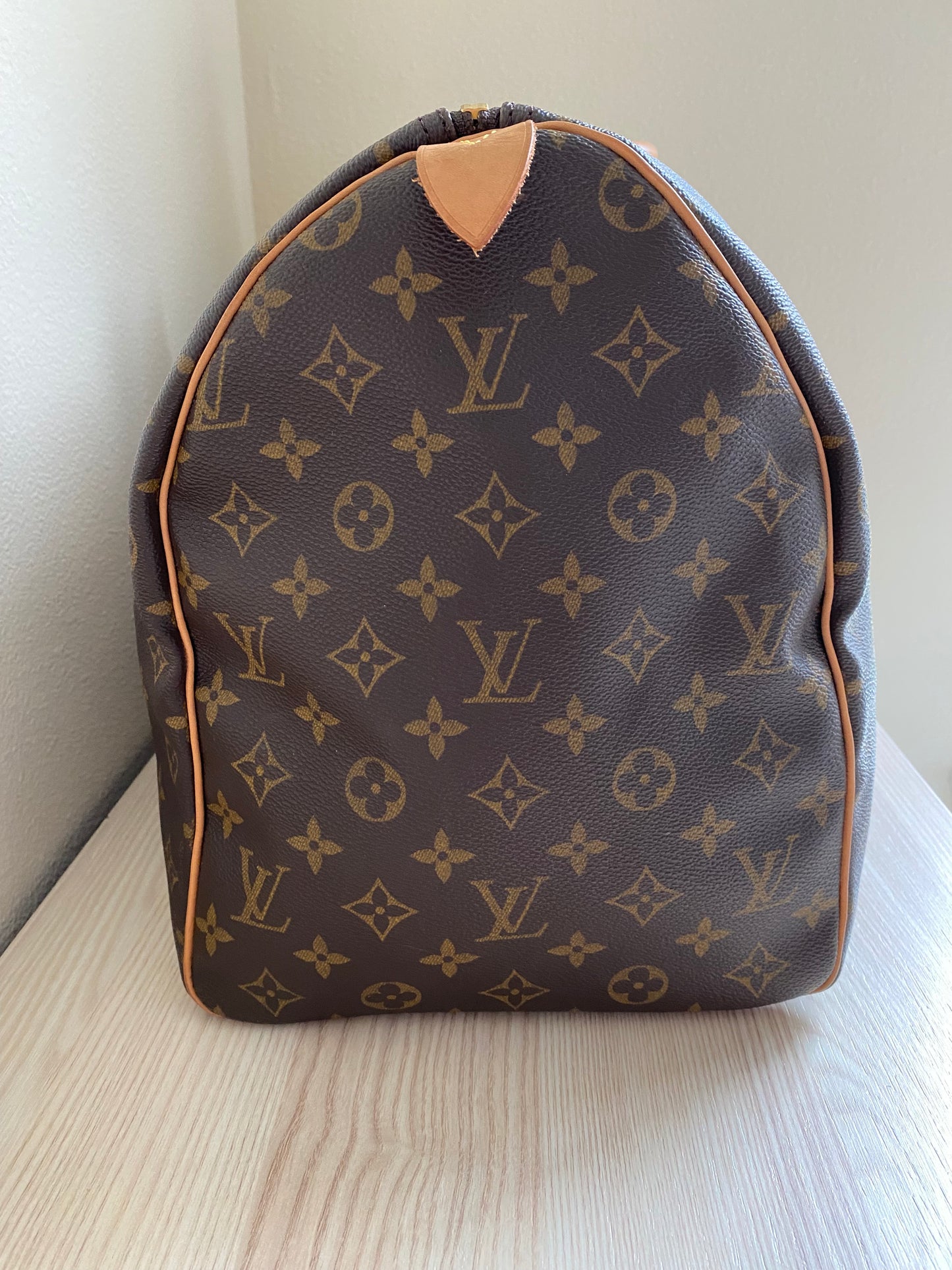 LOUIS VUITTON LV Keepall 50 Brown Monogram Duffle Travel Bag
