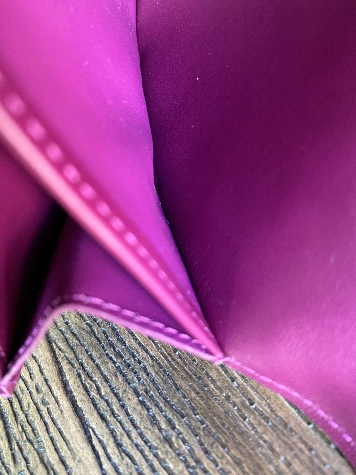 Louis Vuitton Long Wallet Portefeuille Sarah Purple Vernis