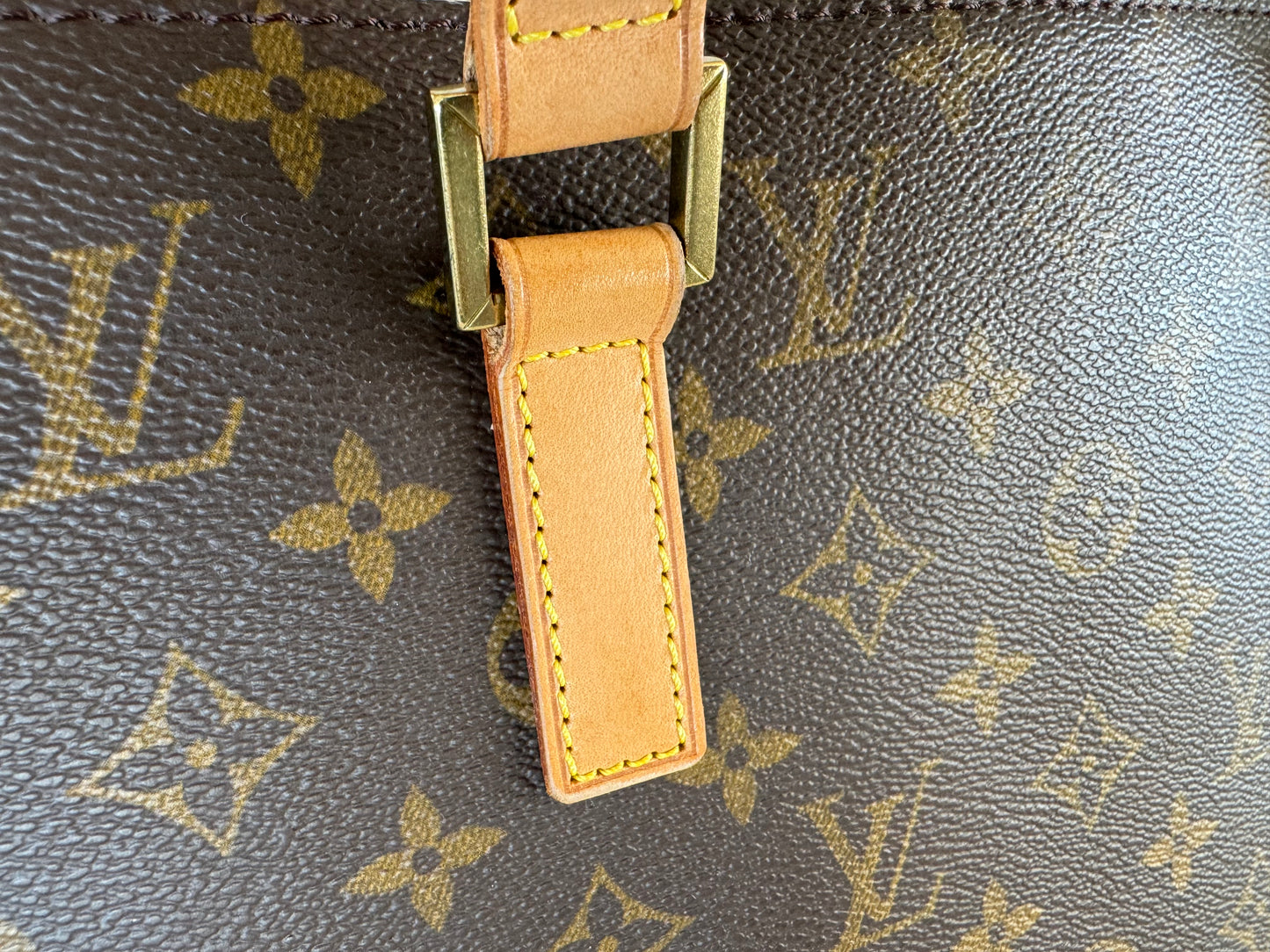 Louis Vuitton Luco Tote Brown Leather
