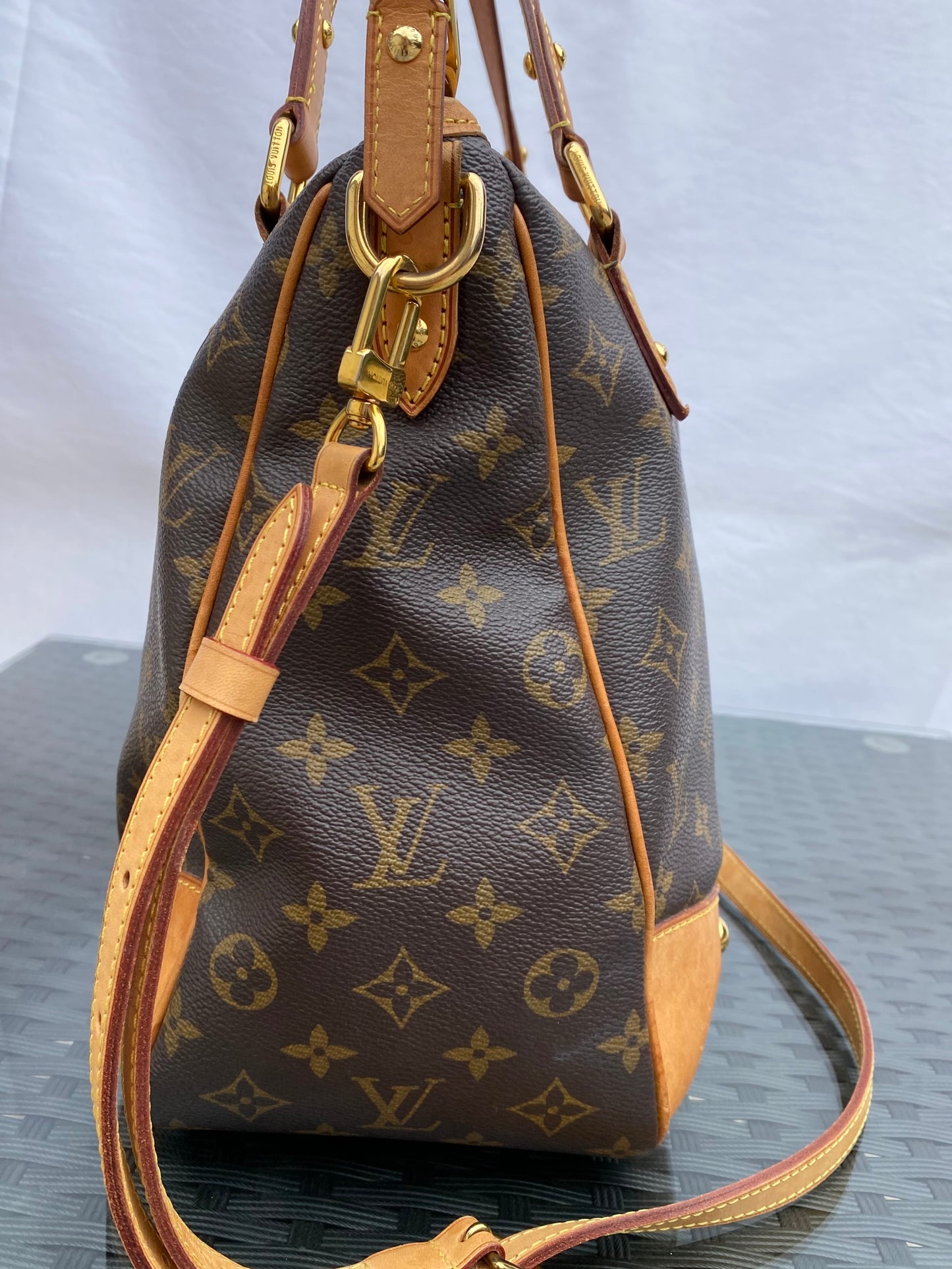 Louis Vuitton Estrela Shoulder Bag MM Brown Monogram Canvas