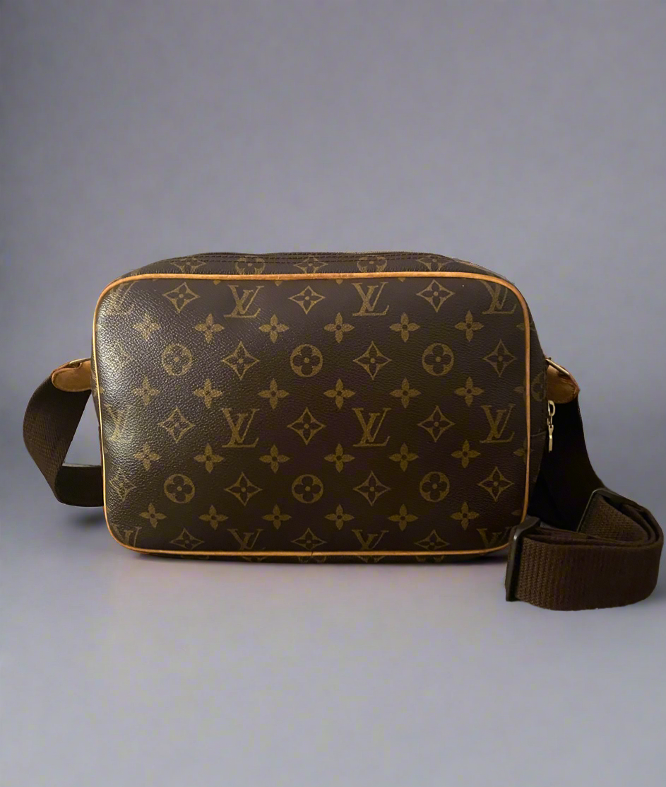 Louis Vuitton Reporter PM Messenger Crossbody Bag Brown Monogram