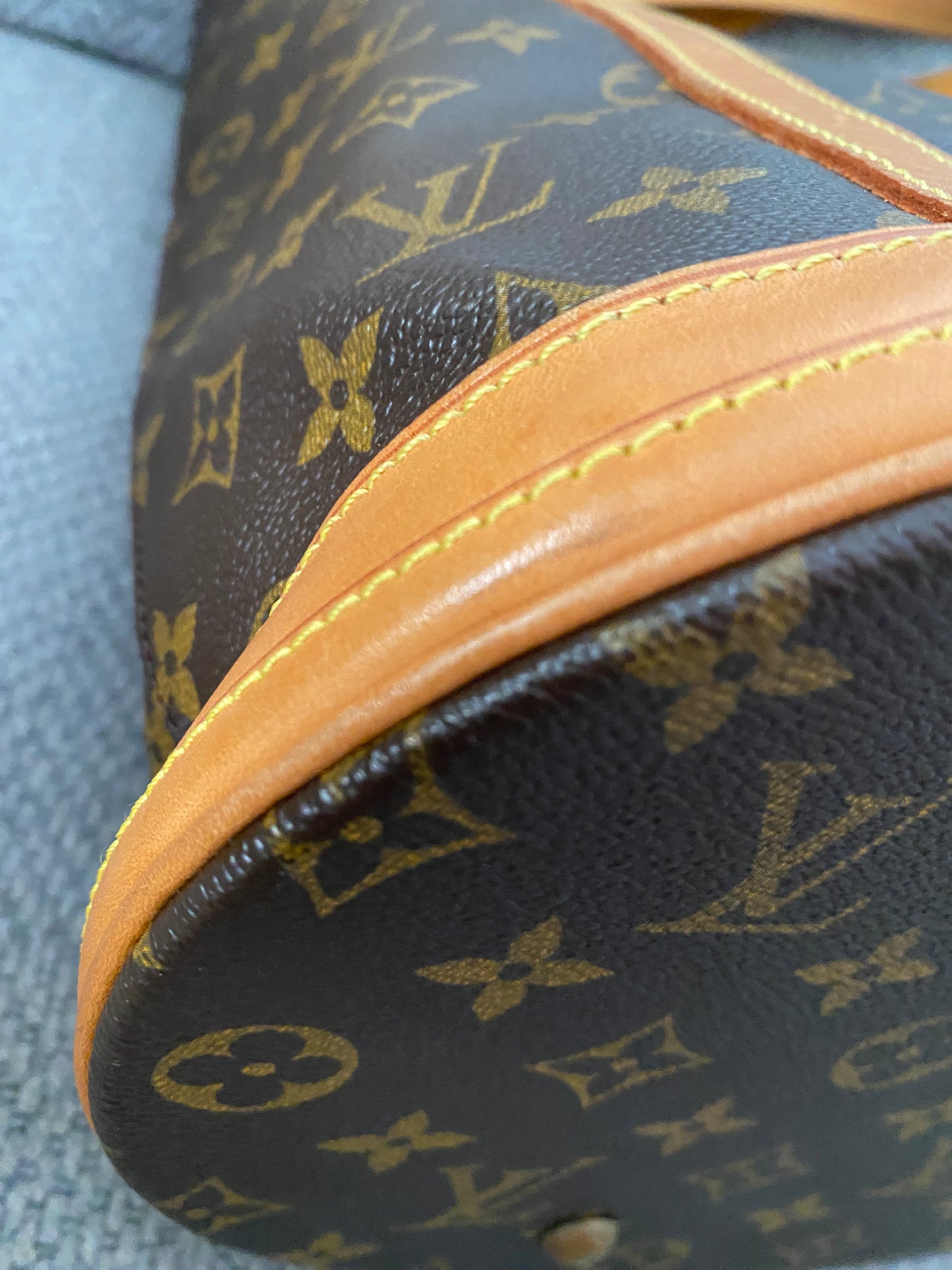 Louis Vuitton LV Tote Bucket bag GM Brown Monogram