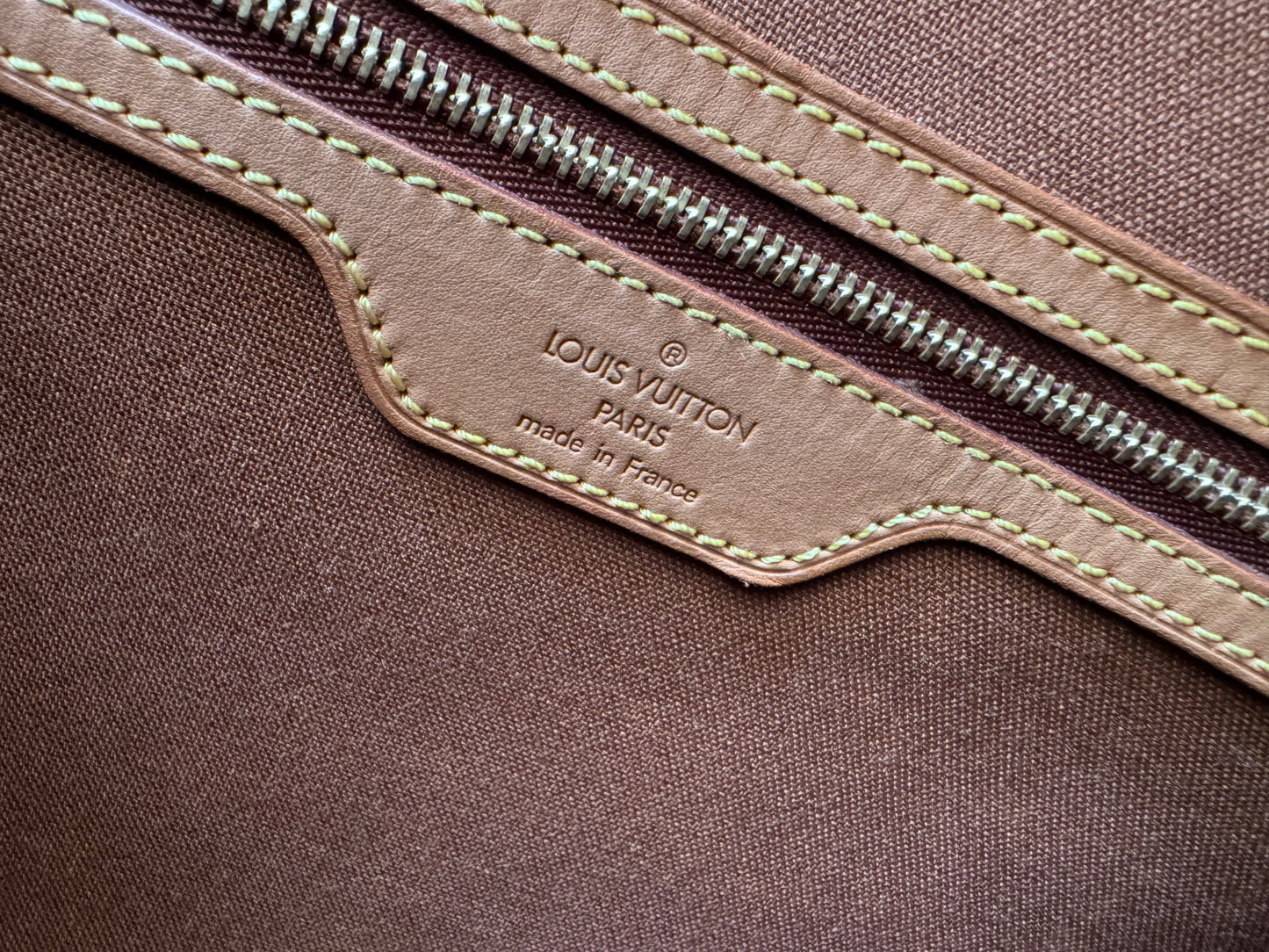 Louis Vuitton Abbesses Messenger Crossbody Laptop Bag Brown Monogram