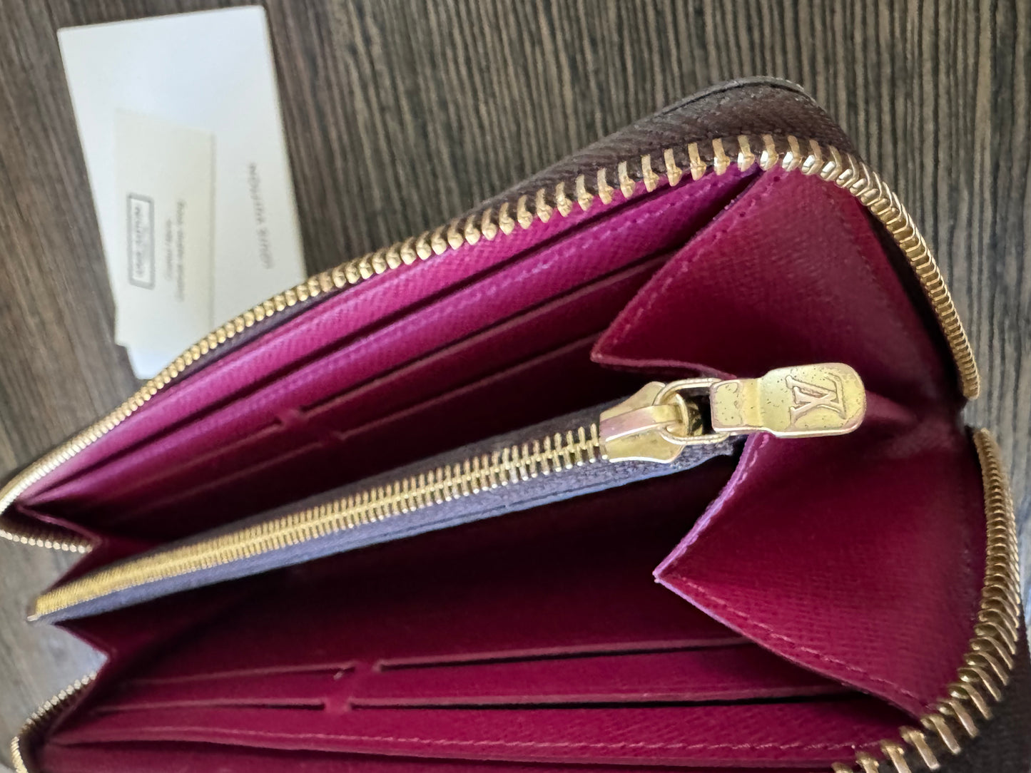 Louis Vuitton Clémence Monogram Women's Wallet - Fuchsia M60742