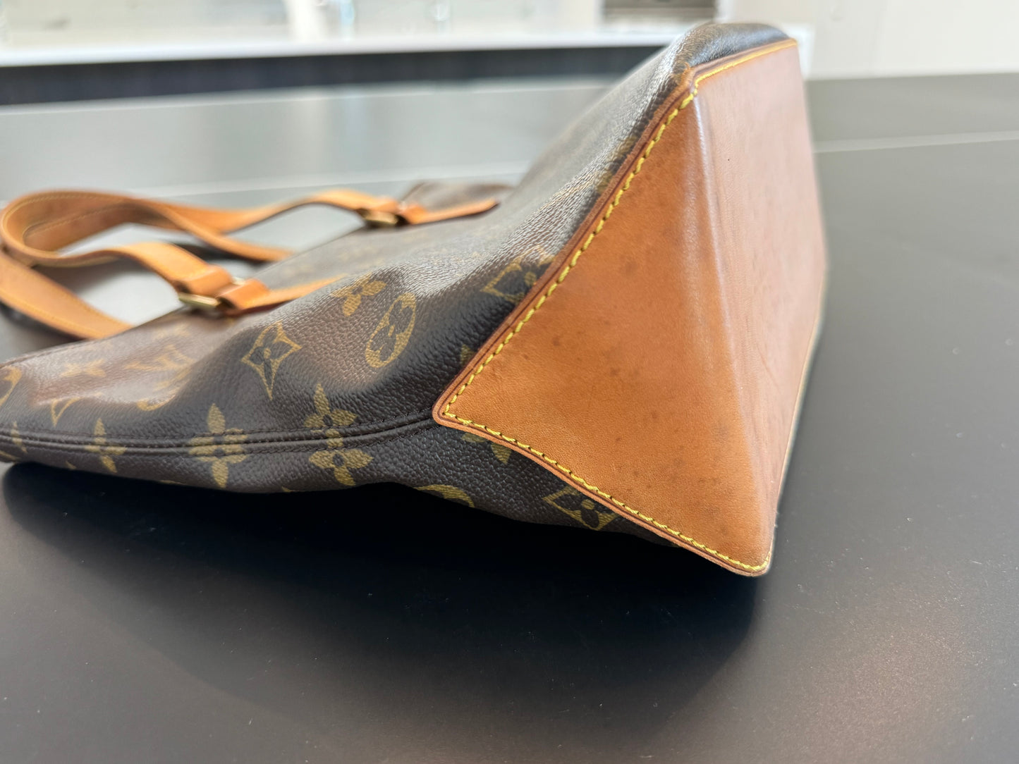 Louis Vuitton Cabas Piano Tote Brown Monogram Canvas