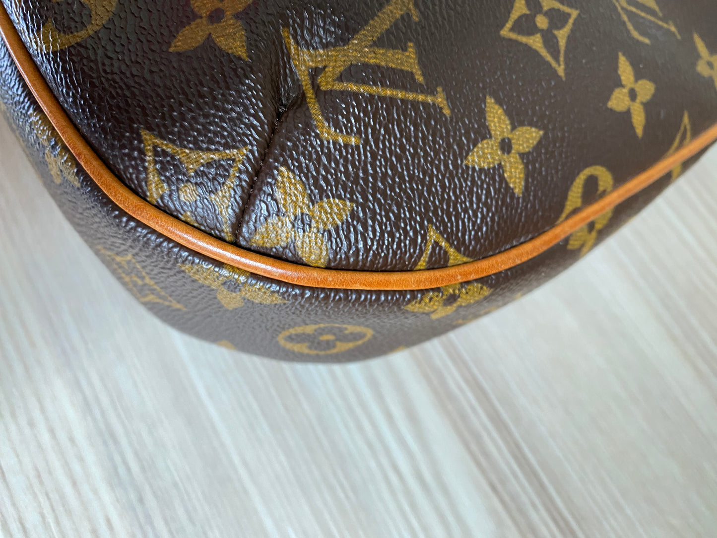Louis Vuitton Odeon Shoulder Bag PM Brown Canvas