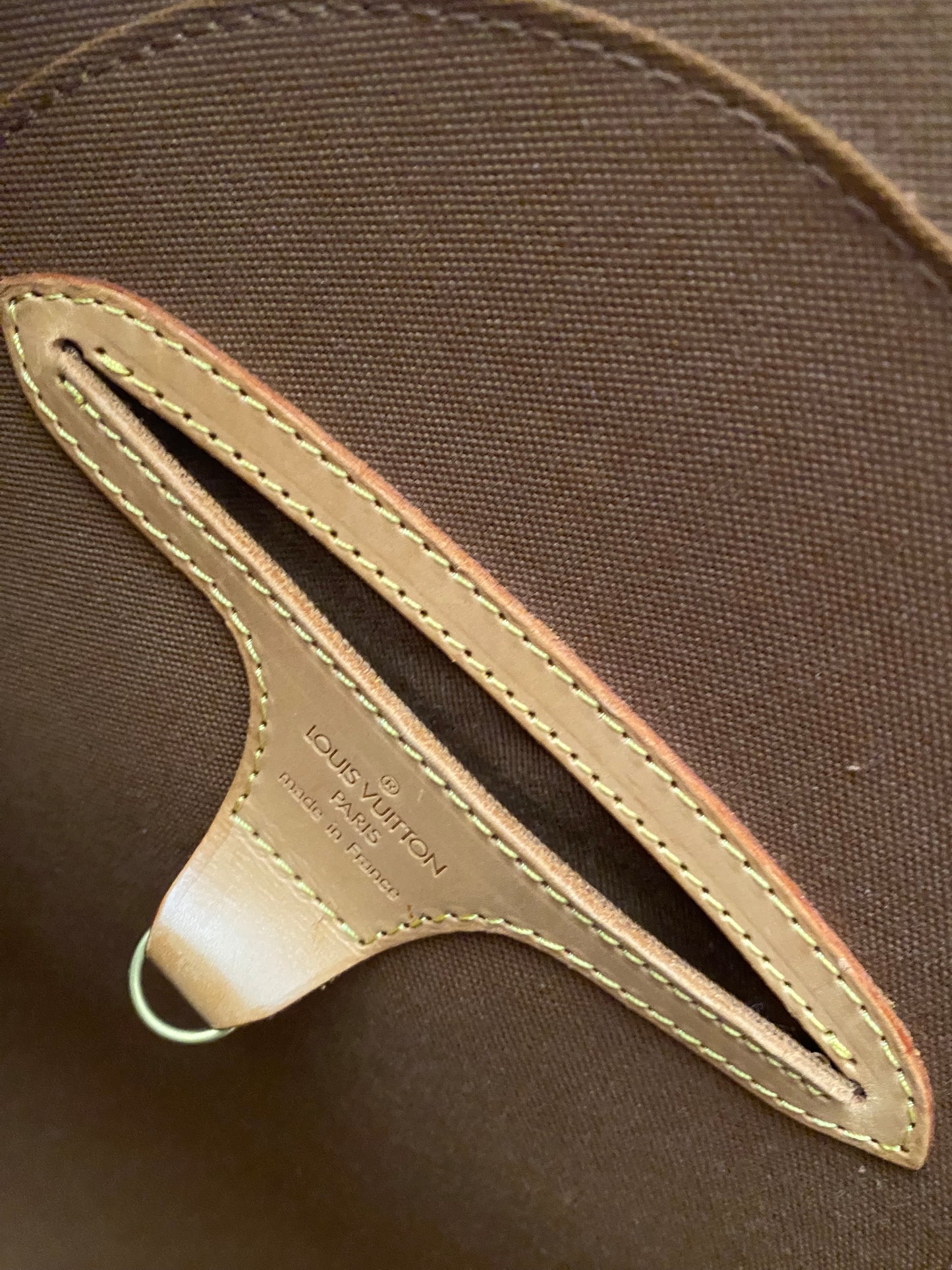 Louis Vuitton Ellipse GM Shoulder Bag Brown Canvas