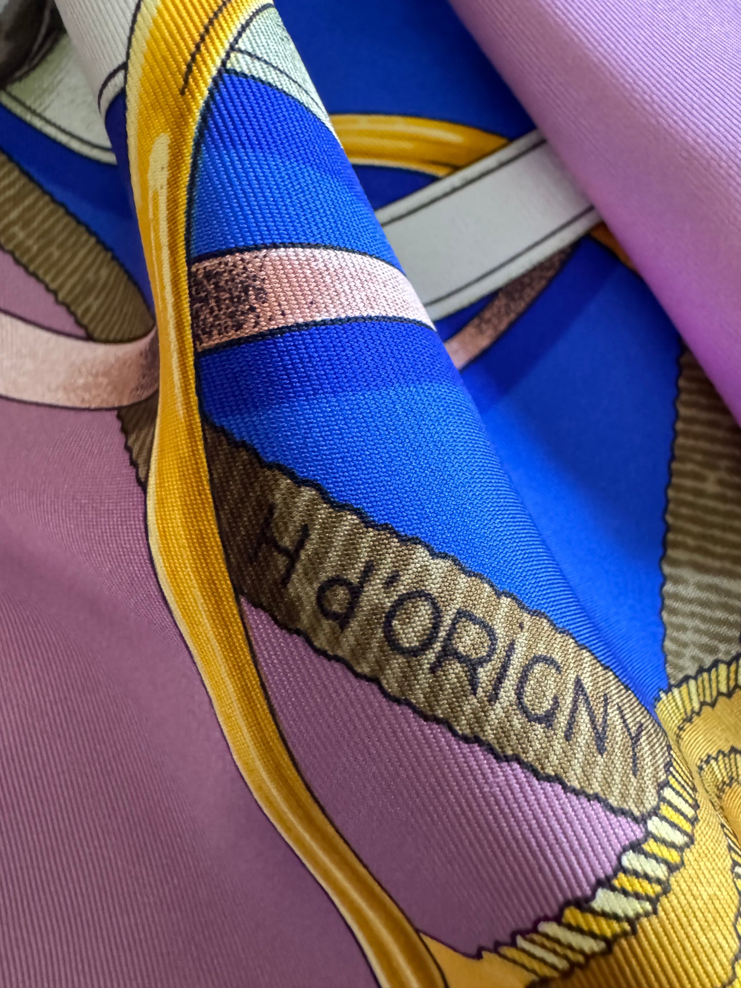 Grand Manege HERMES Scarf by Henry D'Origny 90cm 100% Silk