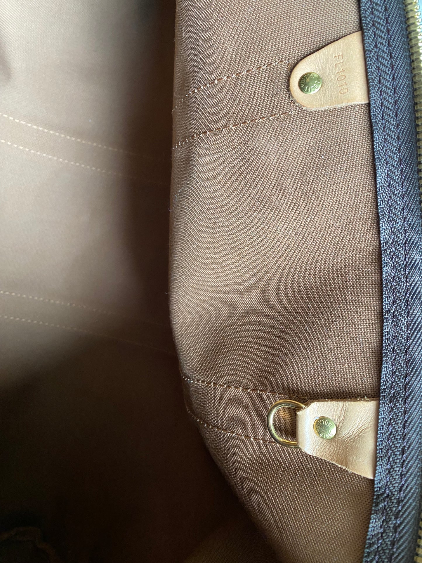 LOUIS VUITTON LV Keepall 50 Brown Monogram Duffle Travel Bag