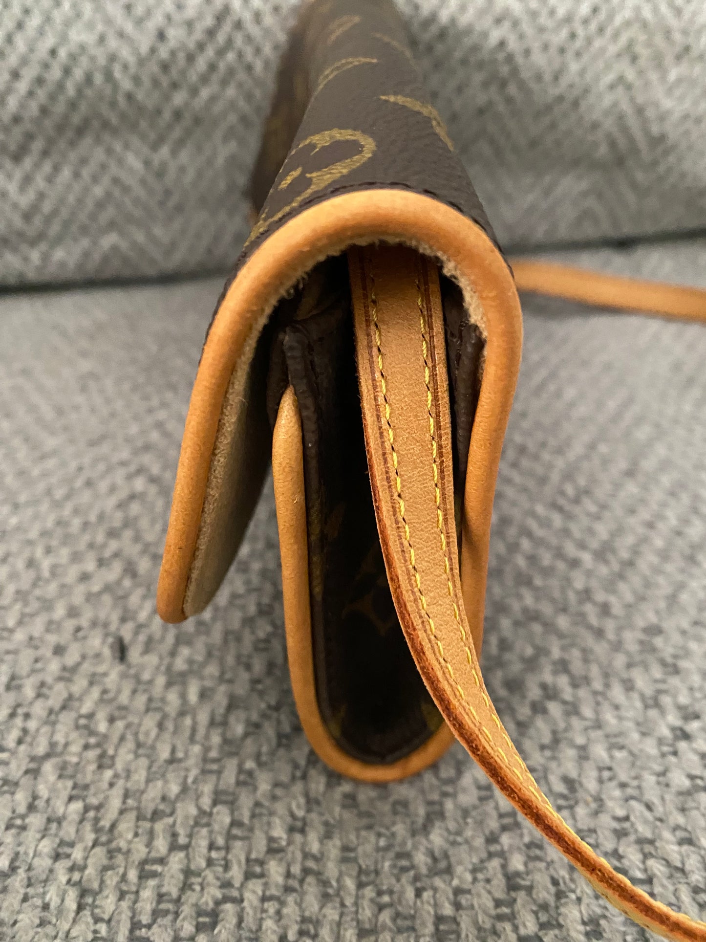 LOUIS VUITTON Pochette Twin PM Monogram Crossbody Shoulder Bag