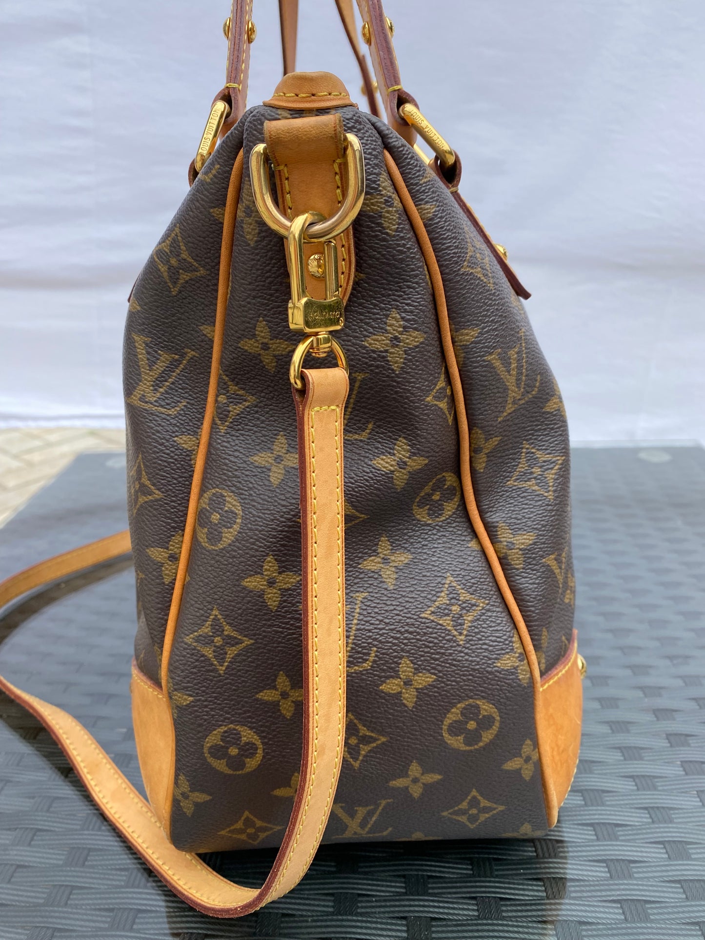 Louis Vuitton Estrela Shoulder Bag MM Brown Monogram Canvas
