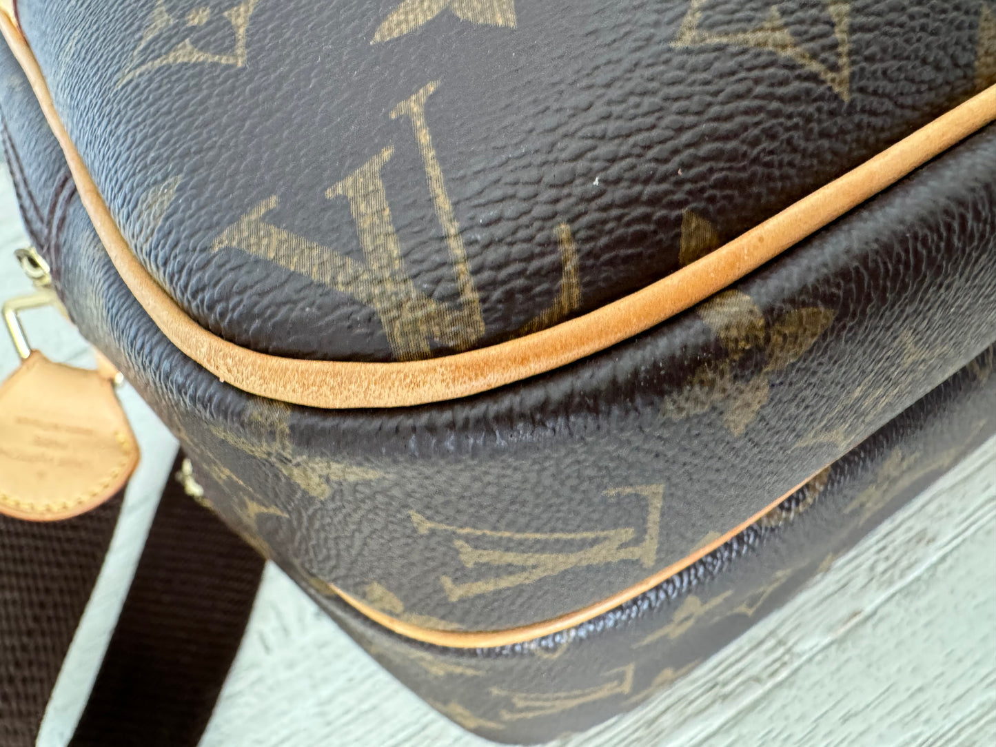 Louis Vuitton LV Reporter PM Crossbody Messenger Bag Brown Monogram