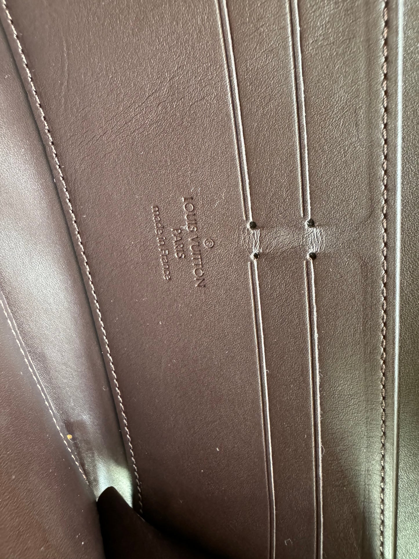 Louis Vuitton LV Monogram Burgundy Vernis Patent Leather Zippy Long Wallet 2019