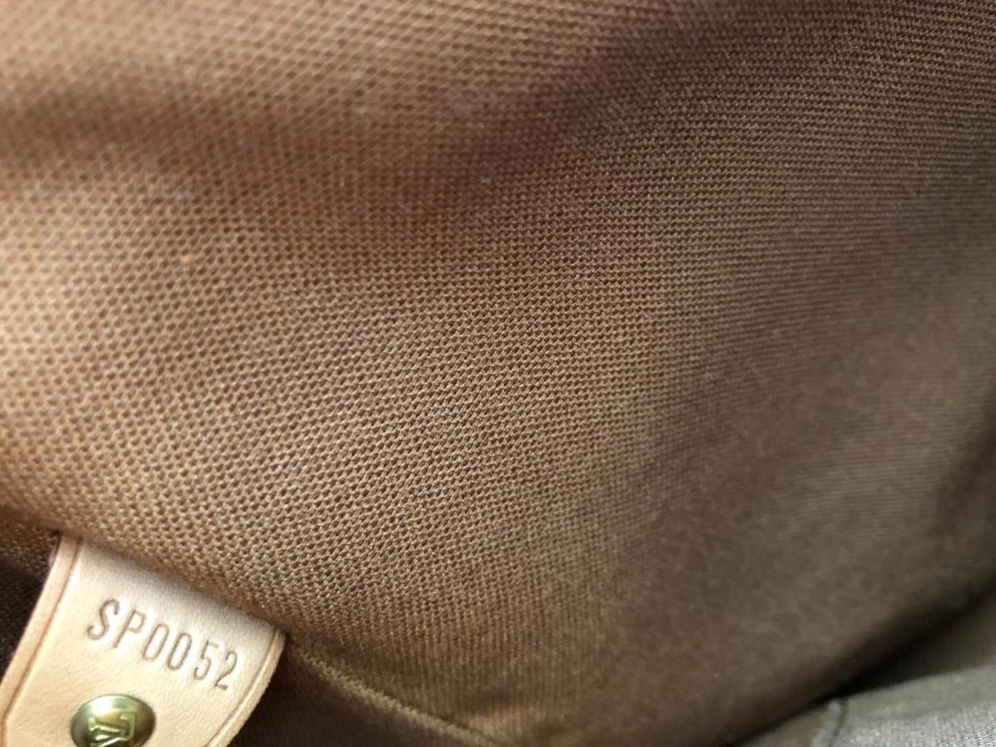 Louis Vuitton Abbesses Crossbody Messenger Bag Brown Canvas