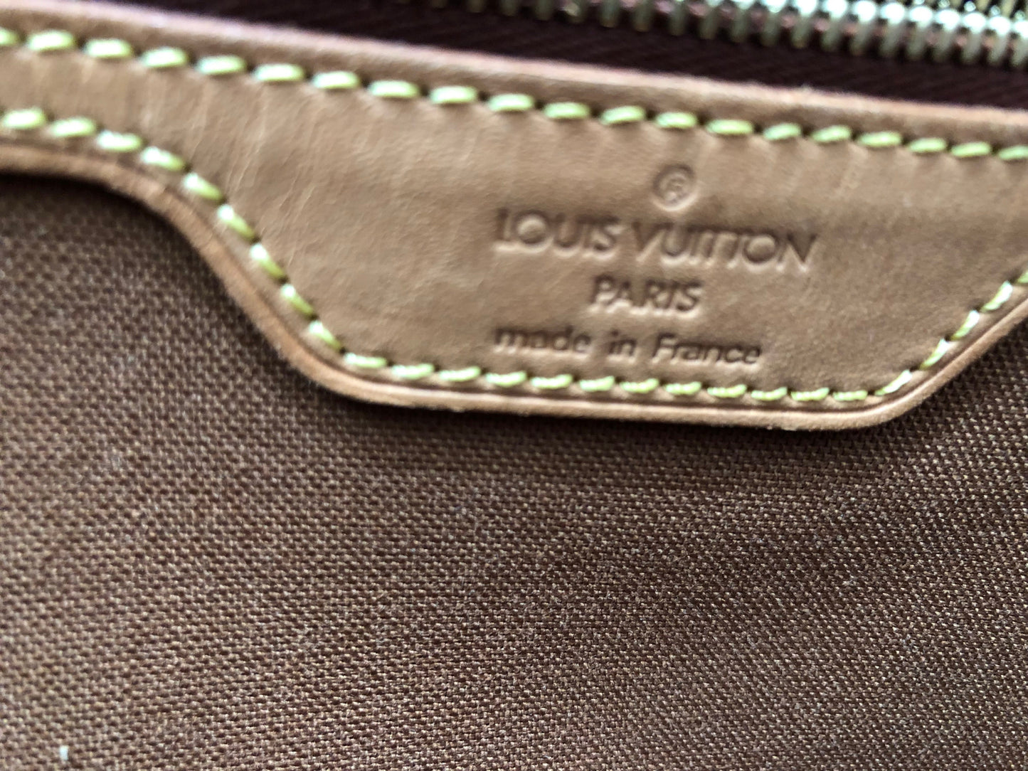 Louis Vuitton Abbesses Crossbody Messenger Bag Brown Canvas