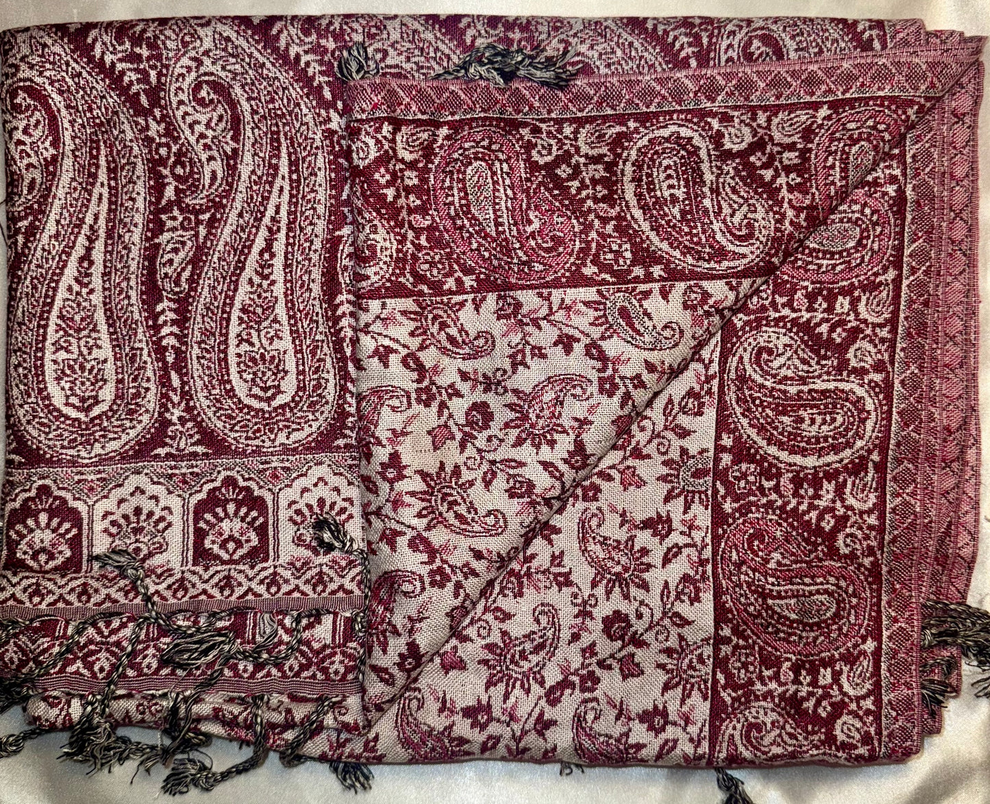 Reversible Pashmina Shawl - Variety Colors (Click to Explore)