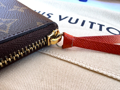 Louis Vuitton Clémence Portefeiulle Wallet Long Brown Monogram Canvas