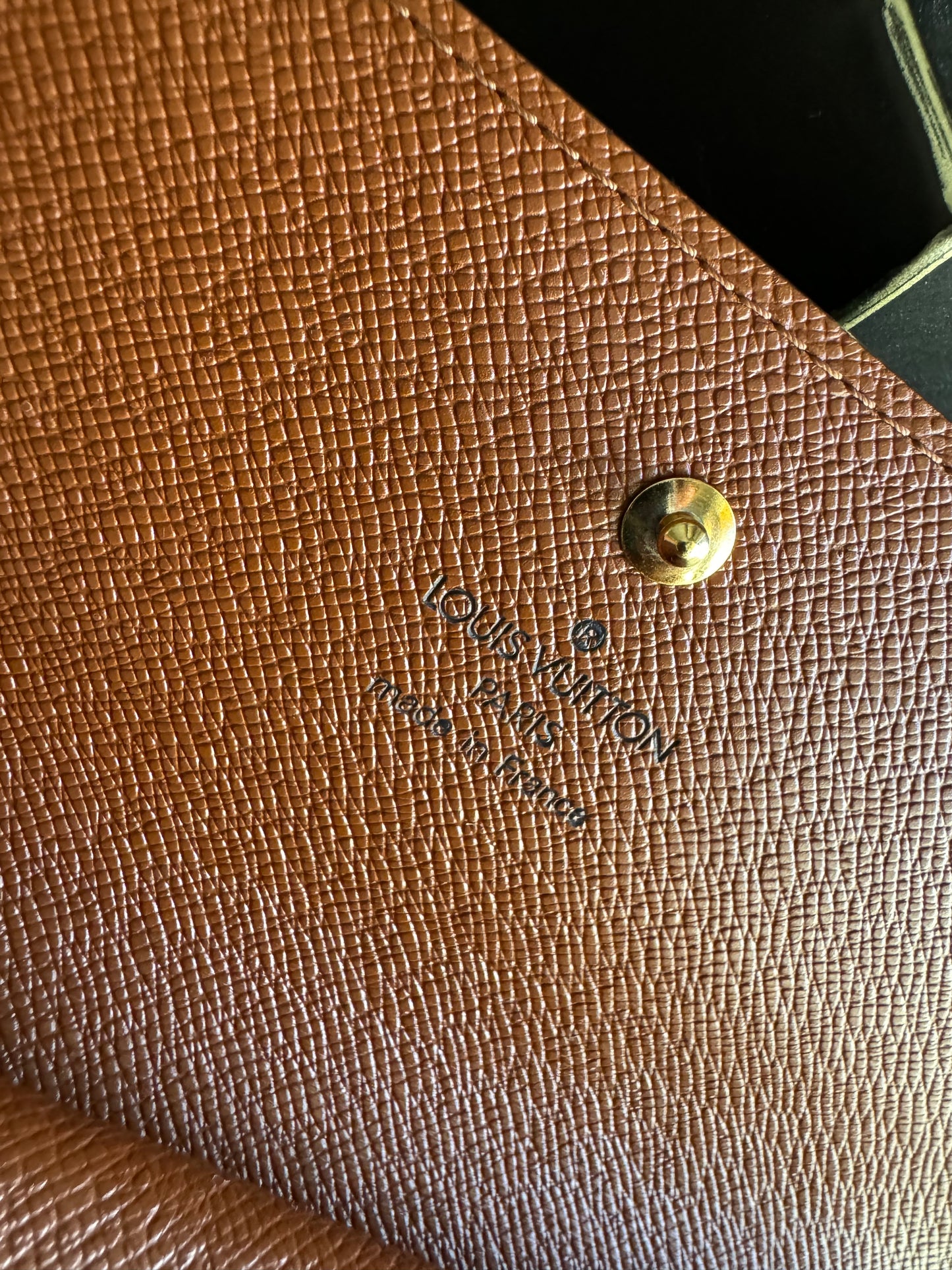 Louis Vuitton Long Wallet Portefeuille International Brown Monogram