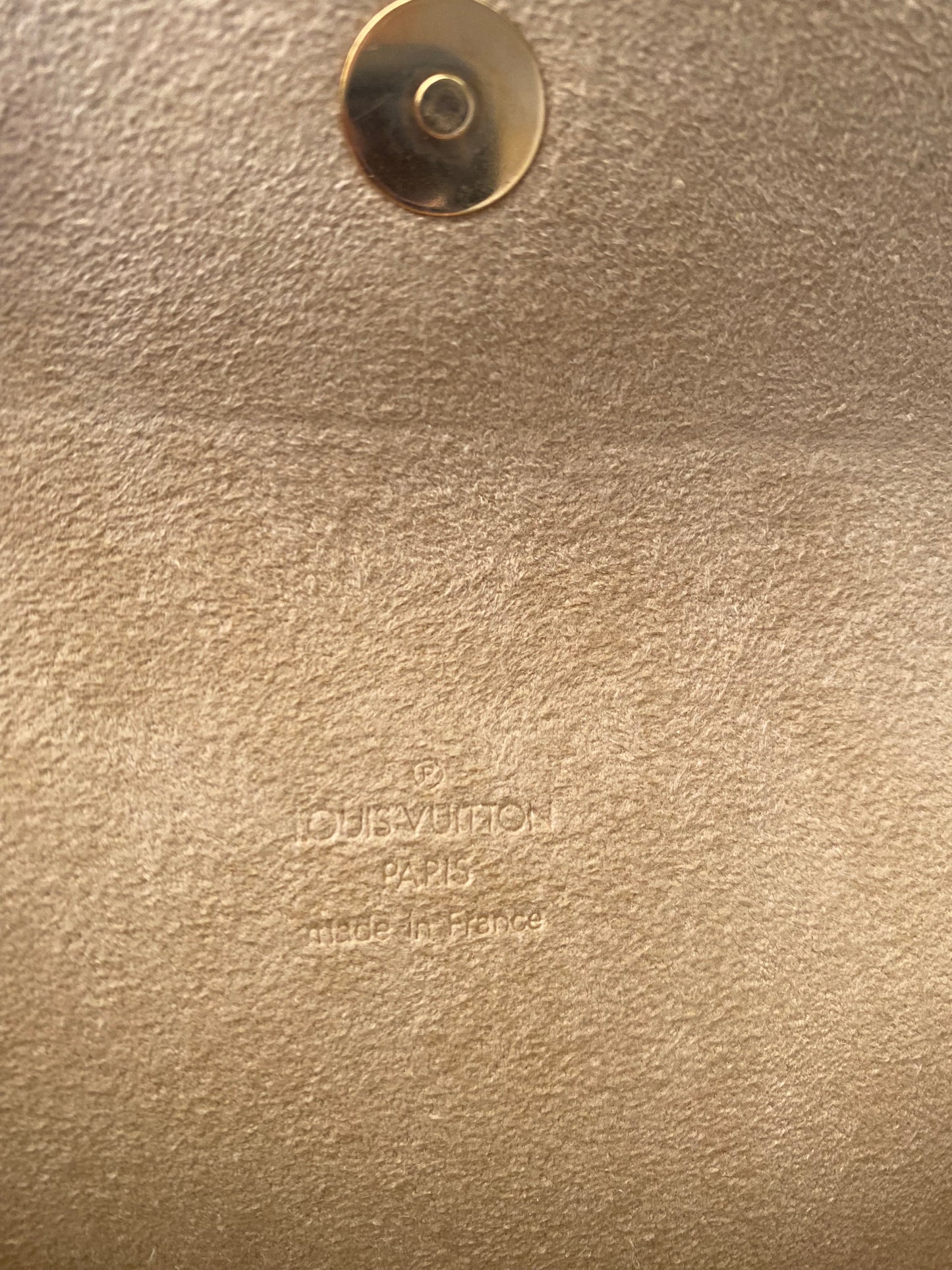 Louis Vuitton Pochette Florentine Pouch S Brown Leather
