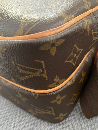 Louis Vuitton Reporter PM Crossbody Messenger Bag Brown Monogram Canvas