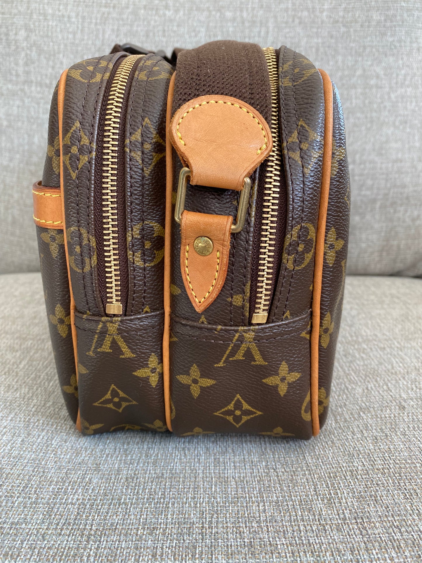 Louis Vuitton LV Reporter PM Crossbody Messenger Bag Brown Monogram