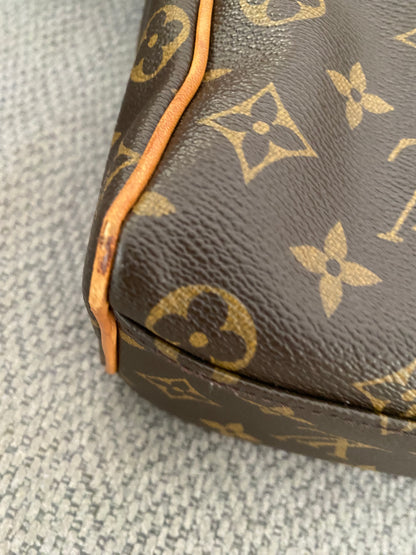 Louis Vuitton Abbesses Messenger Laptop Bag Brown Monogram Canvas
