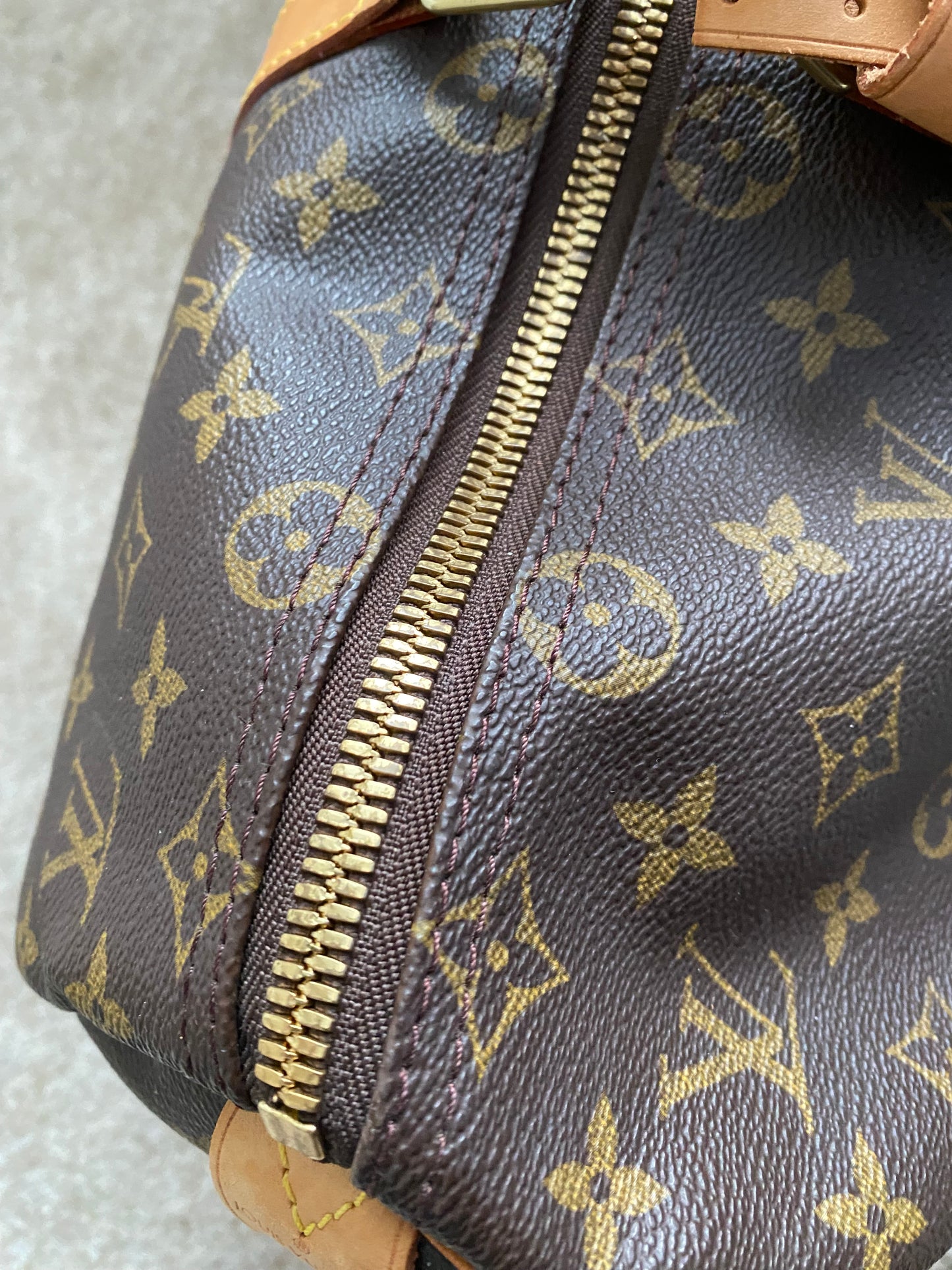 LOUIS VUITTON KEEPALL 45 DUFFLE HANDBAG MONOGRAM