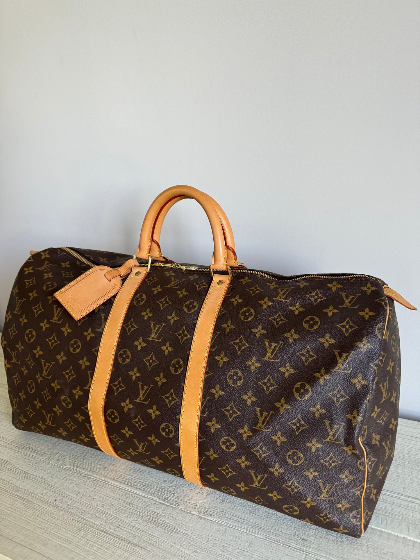 Louis Vuitton Keepall 55 Monogram Duffle Bag