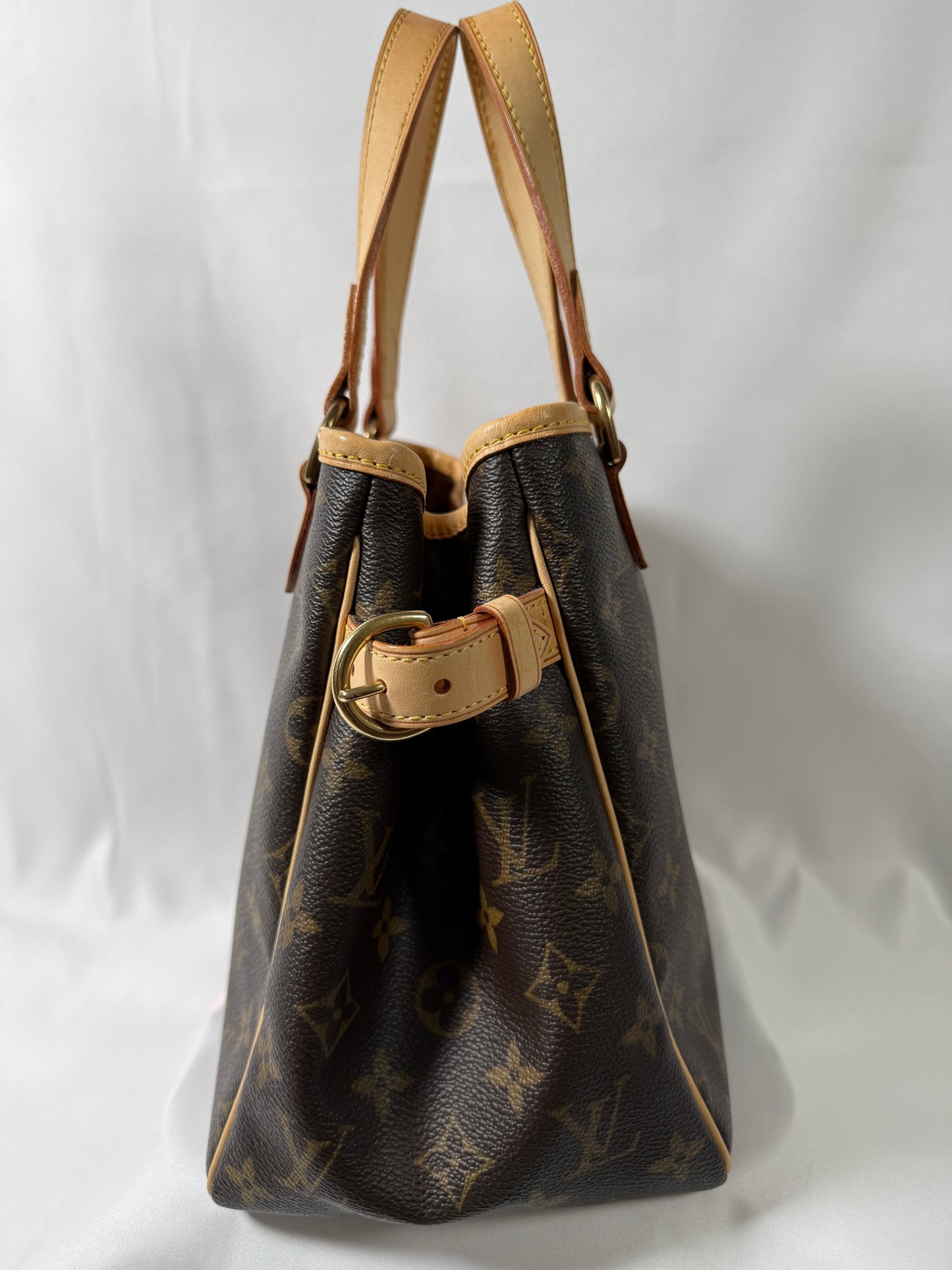 Louis Vuitton Batignolles Handbag Tote Monogram Canvas Small