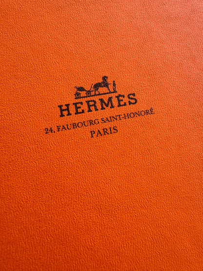 HERMES ORGAUPHONE ET AUTRES MECANIQUES SCARF BY FACONNET 90 CM SILK JACQUARD