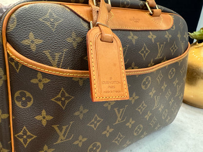 Louis Vuitton LV Hand Bag  Deauville Brown Monogram