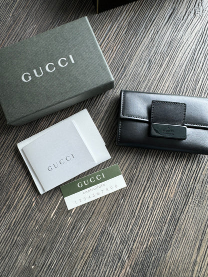 GUCCI Model Depos Leather 6 Ring Key Case Holder