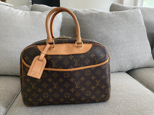 Louis Vuitton Deauville Monogram Canvas Bag