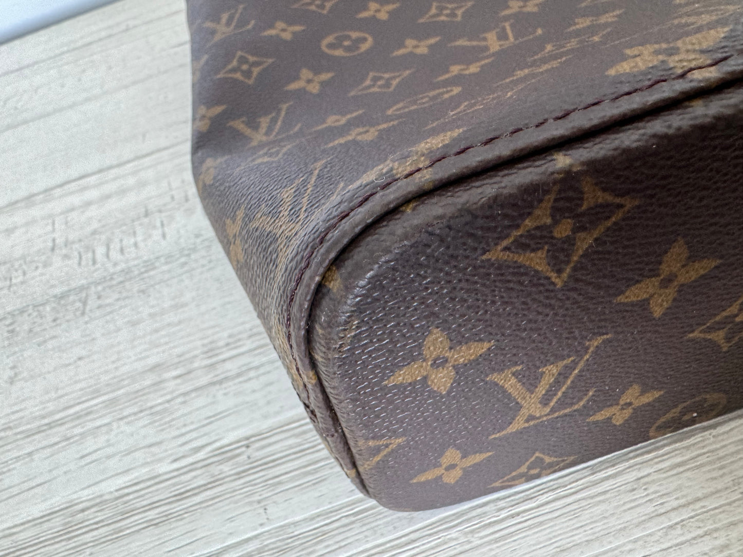 Louis Vuitton LV Luco Brown Monogram Canvas & Leather Tote Bag