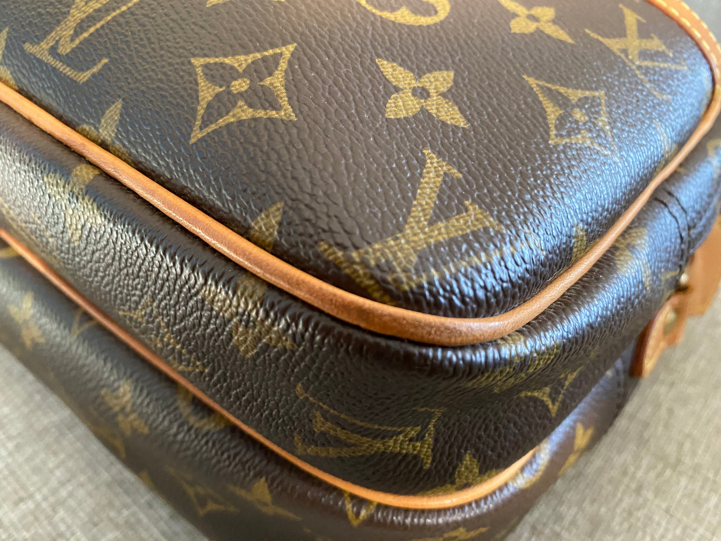 Louis Vuitton LV Reporter PM Crossbody Messenger Bag Brown Monogram