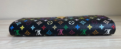 Louis Vuitton Monogram Multicolor Portefeuille Sarah BK Pistache Wallet