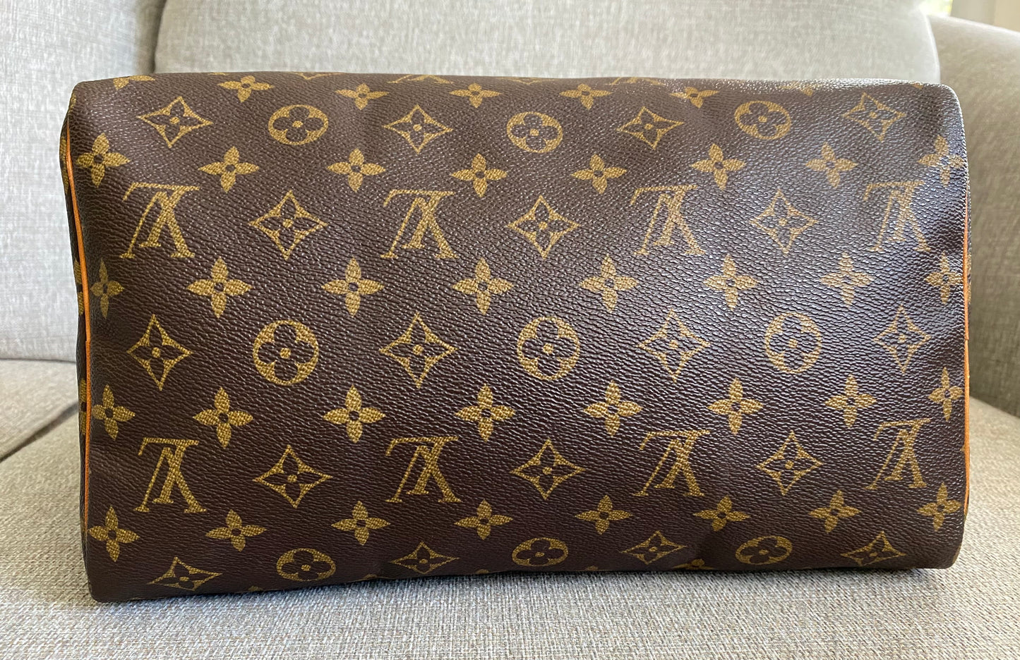 Louis Vuitton LV Speedy 30 Travel Small Duffle Bag Brown Monogram Canvas