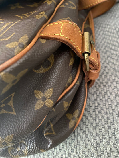 Louis Vuitton Saumur Shoulder Bag 30 Brown Monogram Canvas