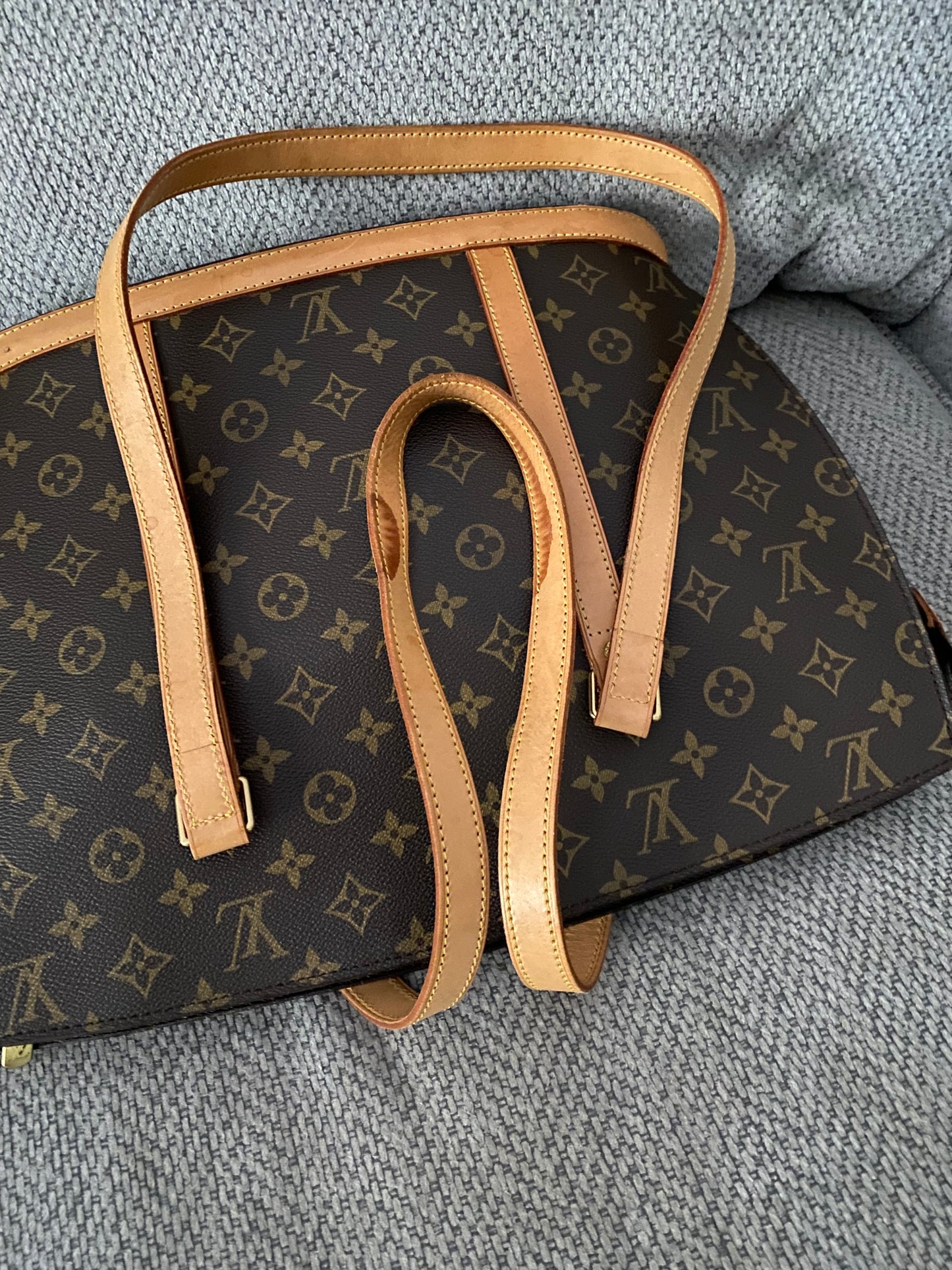 Louis Vuitton Babylone Tote Brown Canvas